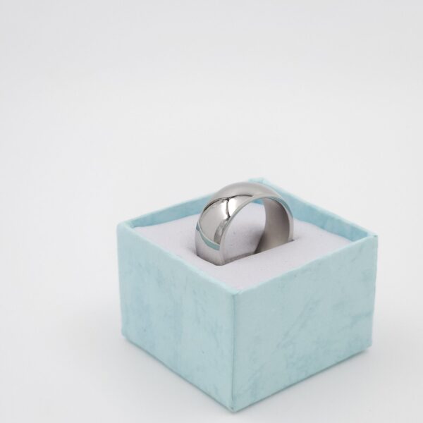 Luxe Zilverkleurige Ring van Chirurgisch Staal 316L