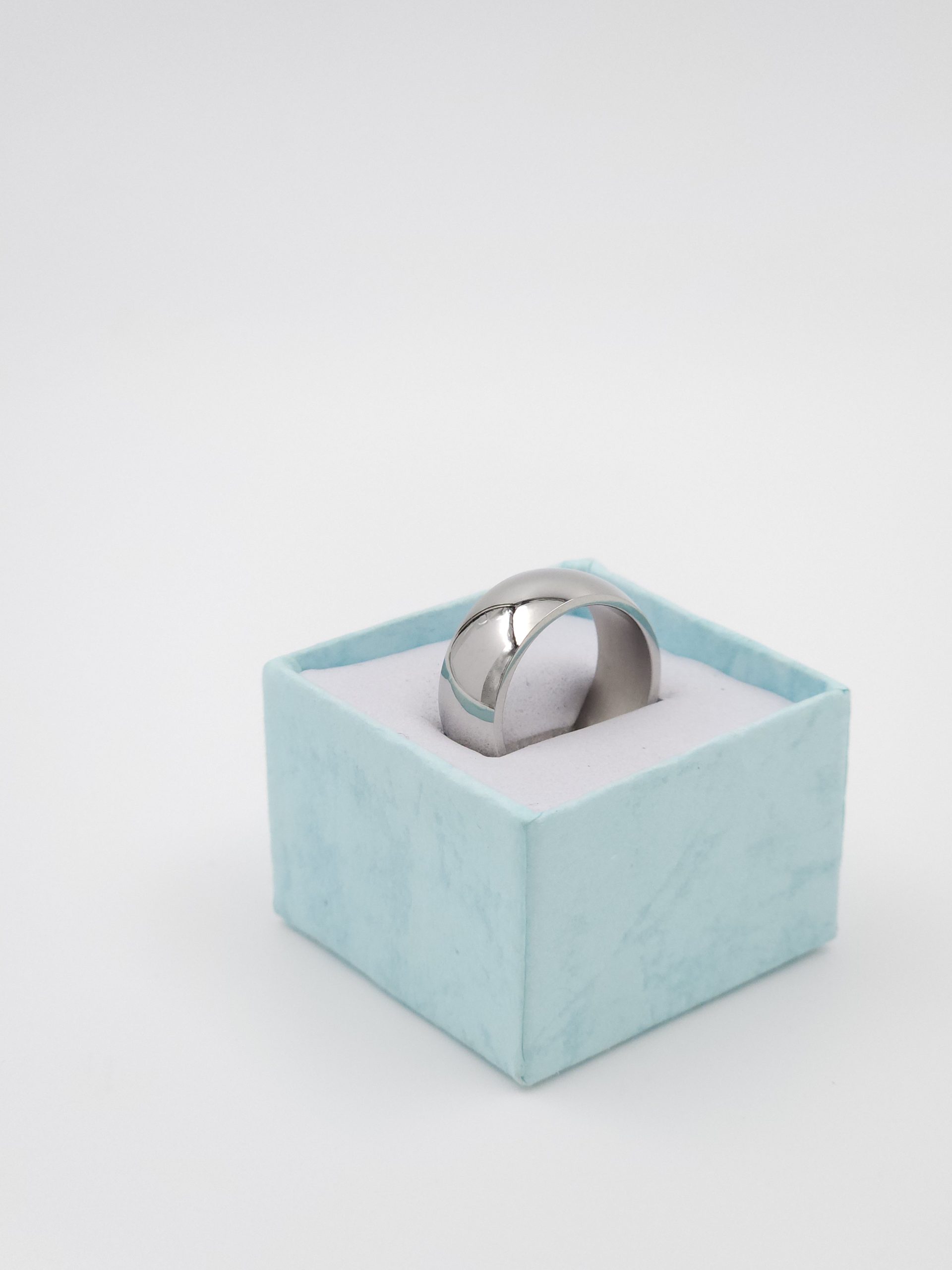 Luxe Zilverkleurige Ring van Chirurgisch Staal 316L
