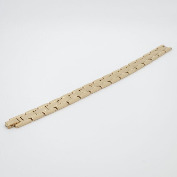 Stijlvolle Goudkleurige RVS Armban