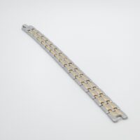 Zilver met Goudkleurige RVS Armband