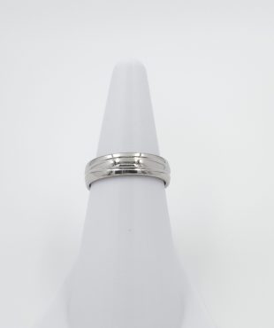 Hoogwaardige Waterdichte Roestvrijstalen Zilverkleurige Ring